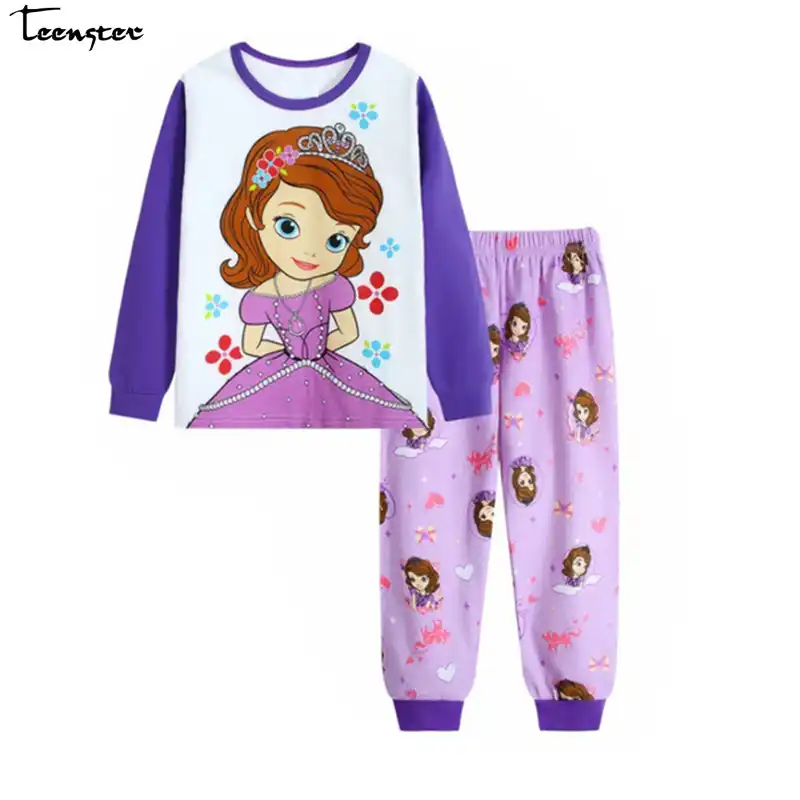 Hiver Bebe Fille Minnie Mouse Noel Pyjama Princesse Sofia Canard Enfant En Bas Age Enfants Vetements Automne Vetements De Nuit Enfants Garcons Pyjamas Ensembles Aliexpress