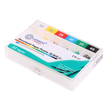 

200pcs Absorbent Paper Points Dental Root Cancel Endodontics Cotton Fiber Tips Dentist Product Highly Absorbent