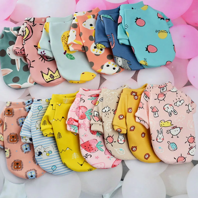 Small Dog Hoodie Coat Winter Warm Pet Clothes for Chihuahua Shih Tzu Sweatshirt Puppy Cat Pullover Dogs Pets Clothing pet clothes