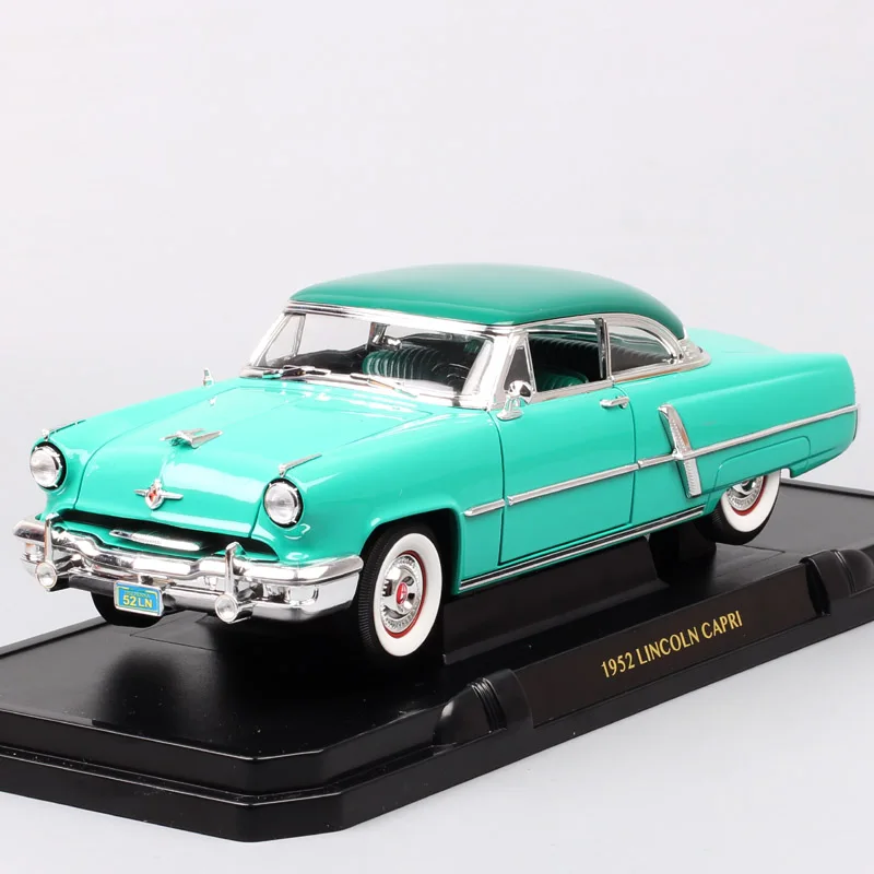 Классические 1/18 масштабные бренды большие 1952 Lincoln Capri литье под давлением машины Автомобильные транспортные средства континентальные миниатюры игрушки для детей