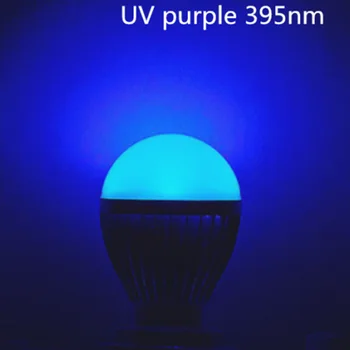 

E27 3W Home Decor Fluorescent Ultraviolet Sterilization Germicidal Indoor Outdoor Check Money Party Purple Led UV Light Bulb