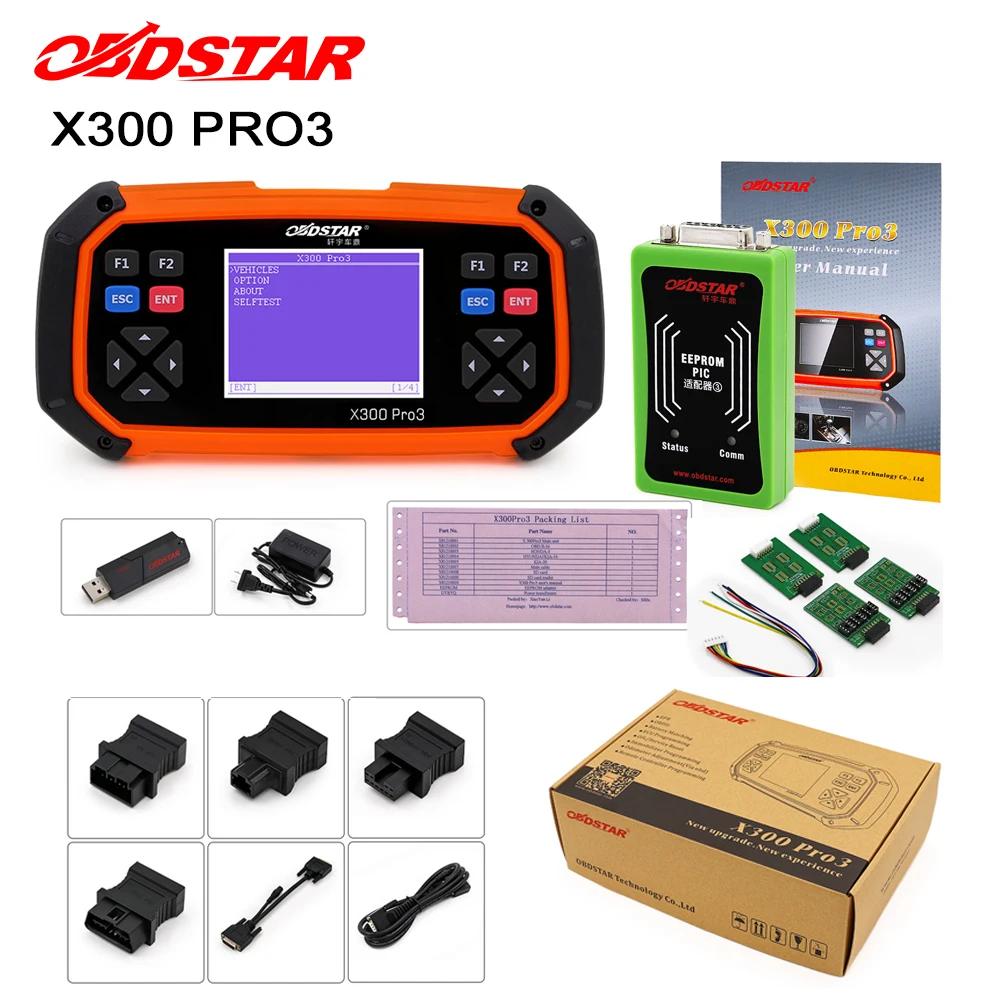 OBDSTAR X300 PRO3 ключ мастер стандартная конфигурация иммобилайзер одометр