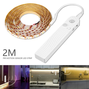 

Led Motion Sensor Cabinet Light Strip Switch Night Light DIY Closet Kitchen PIR Wardrobe Lamp Wireless Lights Led Bedroom Light