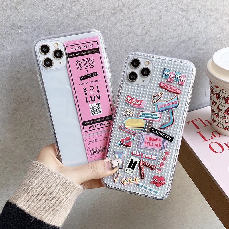 Fashion Concert Tickets Phone Case For Samsung S20 S10 S9 S8 Plus Note 10 Plus 8 9 S7 A50 A51 A70 A71 A40 A8 A30 Cute Soft Cases