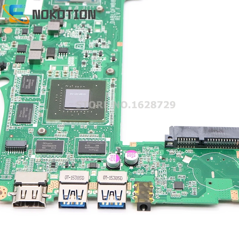 NOKOTION A000391380 DABLQFMB8F0 плата для TOSHIBA Satellite P50-C P55-C P50T-C Материнская плата ноутбука SR23W I7-5500U GTX950M
