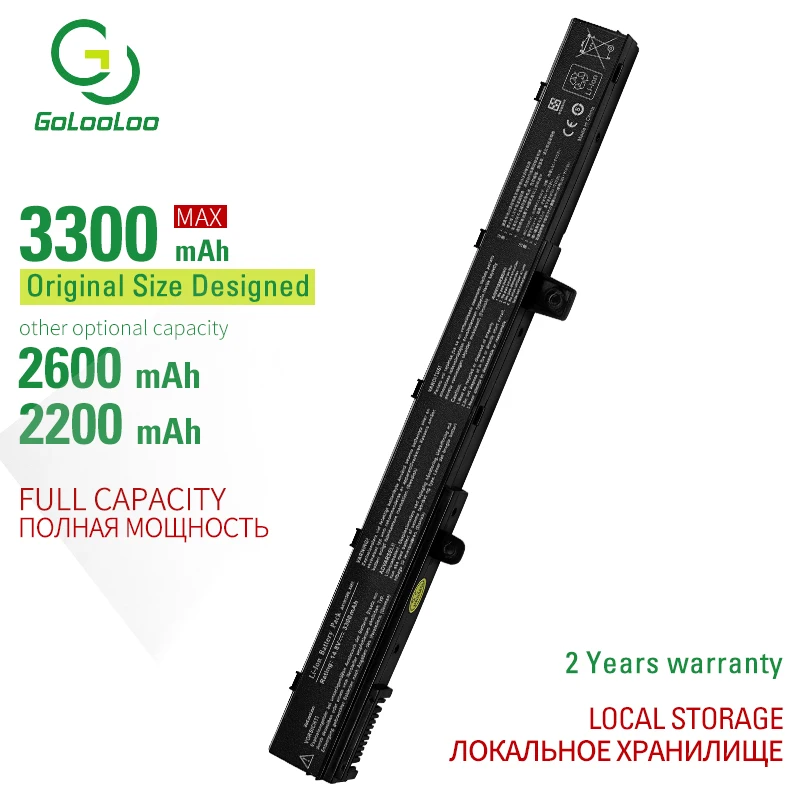 Аккумулятор Golooloo для ноутбука 4 ячейки 14 8 в A41N1308 A31N1319 0B110-00250100 X551M Asus X451 X551 X451C X451CA