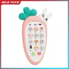 Baby Musical Mobile Phone Toy Early Learning Cute Rabbit Telephone Machine Early Learning Toys with Music Educational Kids Toy 3