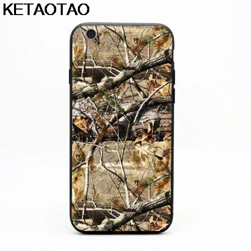 Хаки KETAOTAO Олень в лесу чехол для телефона s для iPhone 4 5S 6S 7 8 Plus X XS XR 11 Pro для samsung чехол из мягкого ТПУ резины силикона - Цвет: Хаки