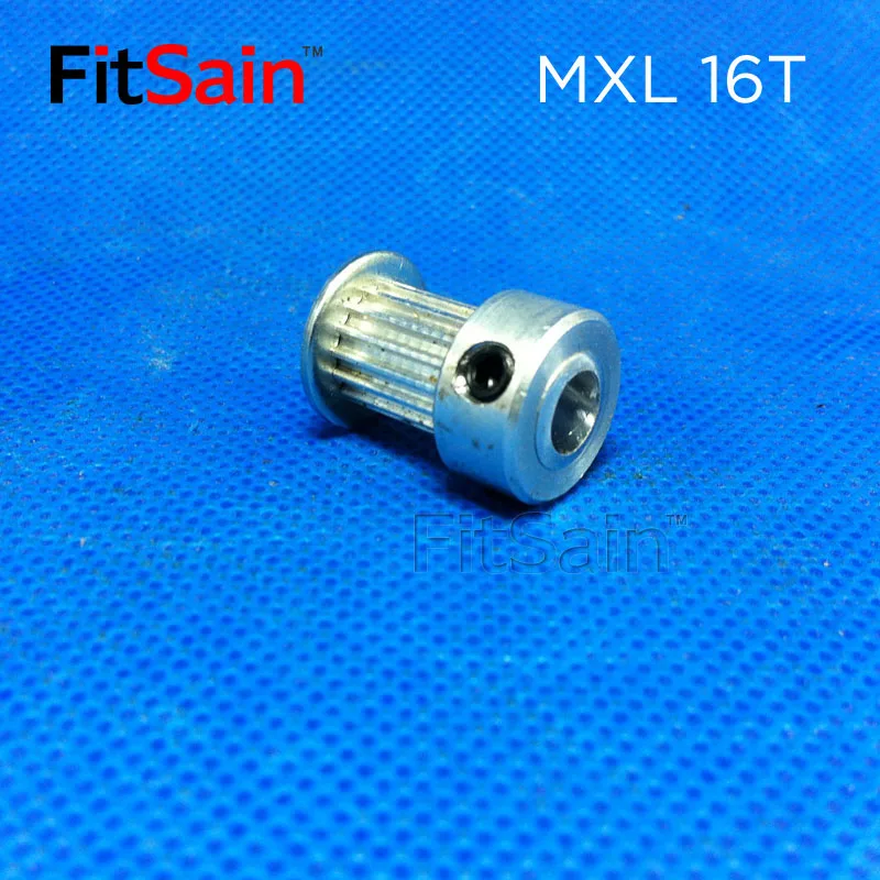 FitSain-MXL пропускная способность 10 синхронное колесо 16T зубной шкив шаговый двигатель отверстие 4-5-6-6,35