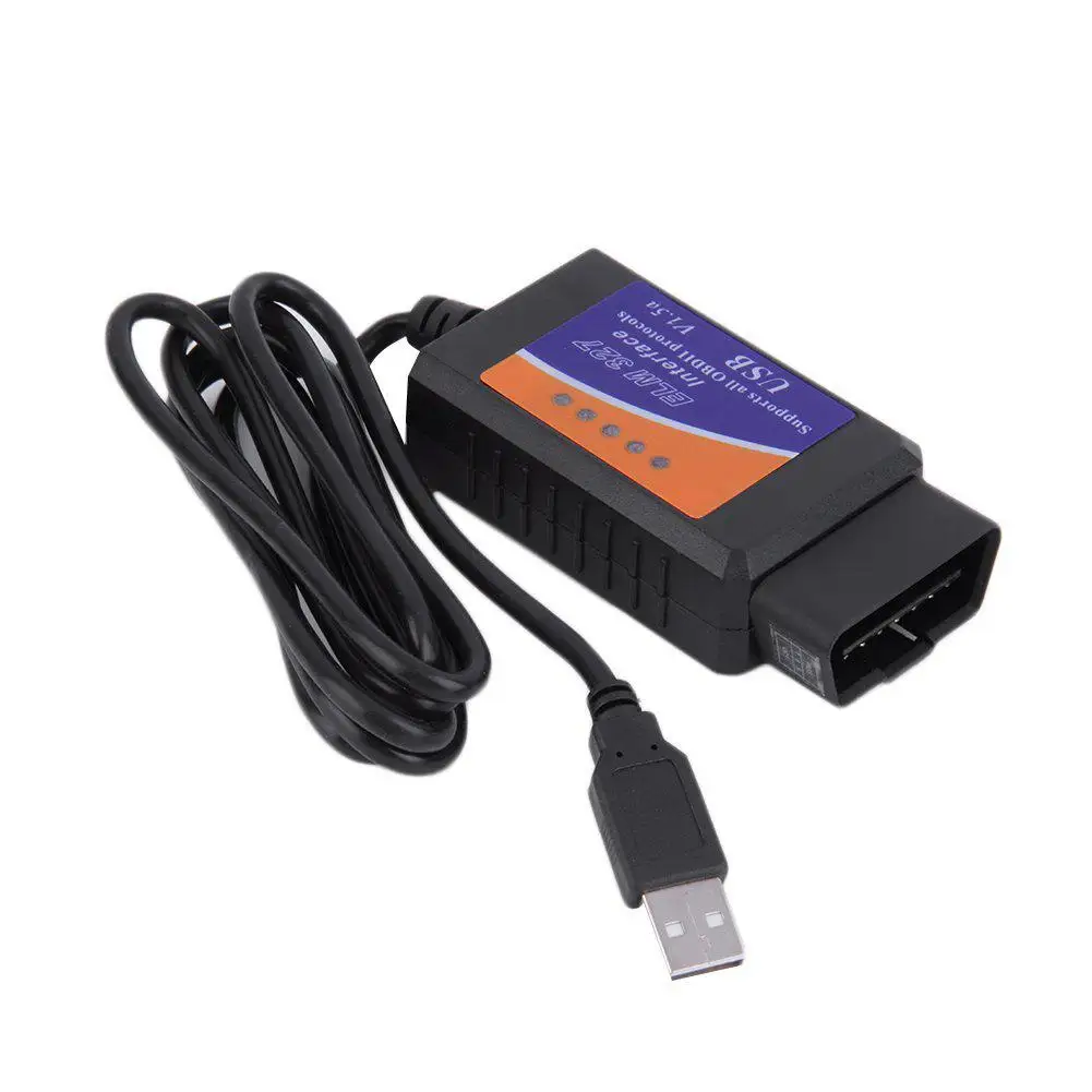 ELM327 USB интерфейс OBD2 разъем V 1 5 OBD 2 V1.5 автоматический сканер автомобильный