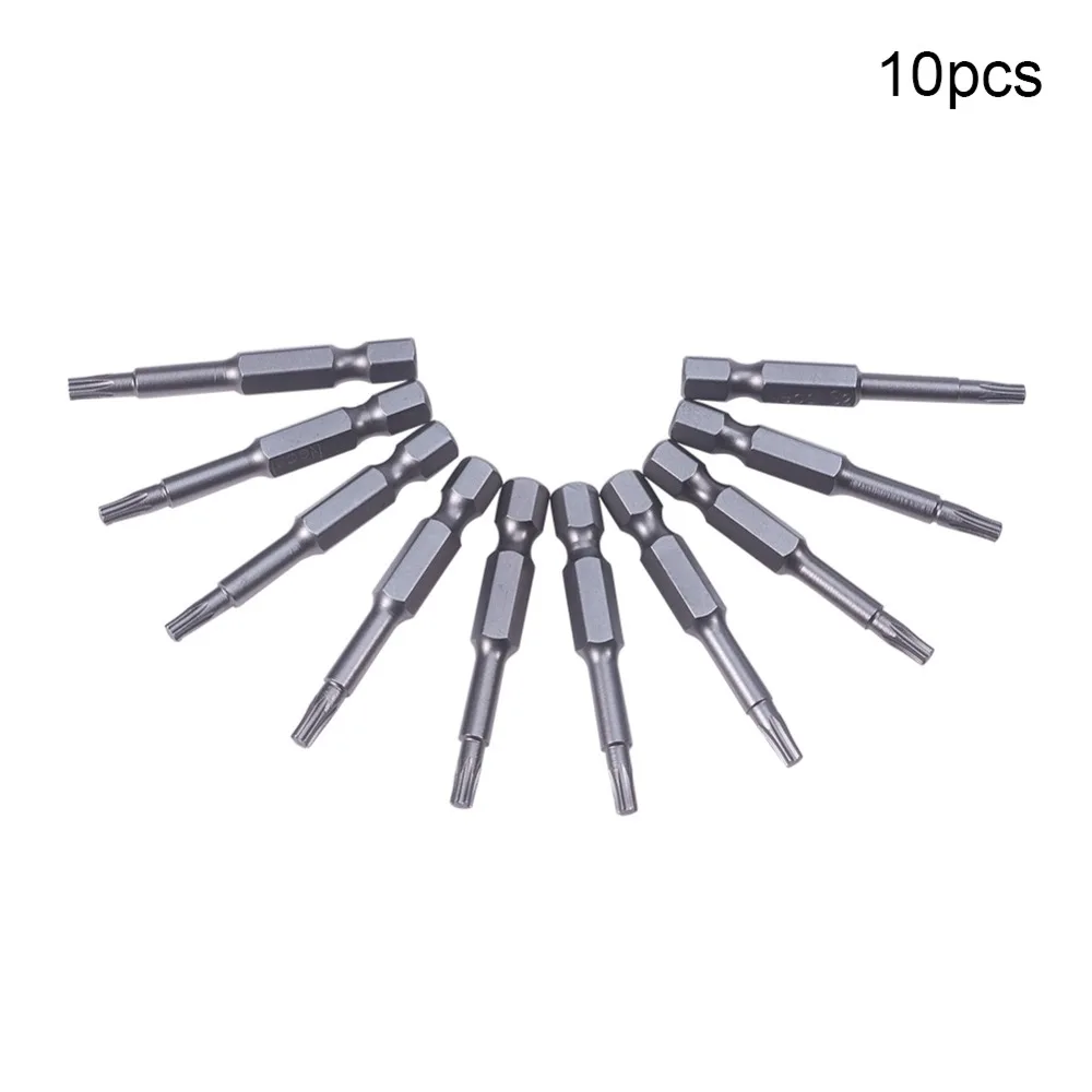 Utoolmart 5/10 шт. 1/4 ''шестигранный хвостовик с шестигранной головкой, отвертка, биты, S2 50/100 мм Магнитная отвертка бит T8 T15 T20 T25
