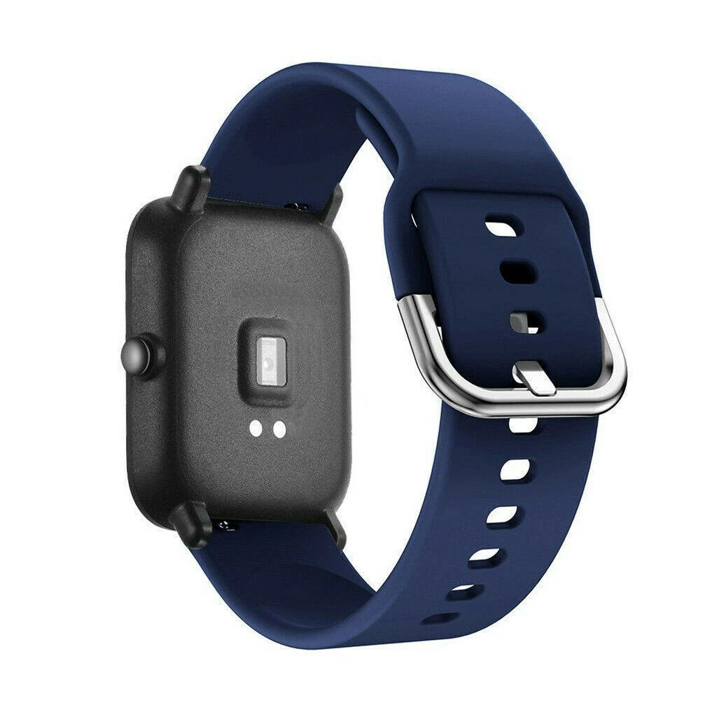Силиконовый спортивный ремешок для Amazfit Bip Xiaomi Huami умные часы 20 мм сменный Браслет умные аксессуары Duszake
