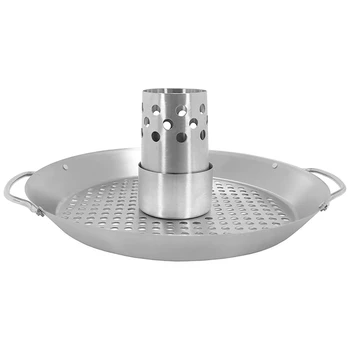 

Beer Can Roast Chicken Stove, Stainless Steel Beer Can Rack, Used in Charcoal or Gas Barbecue Grill, Barbecue Poultry