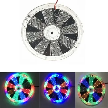 

12V Motorcycle Kiddie Ride Toy Perambulator Oversized Universal Hot Wheels Rotating Ring Flash Waterproof Decorative Lamp