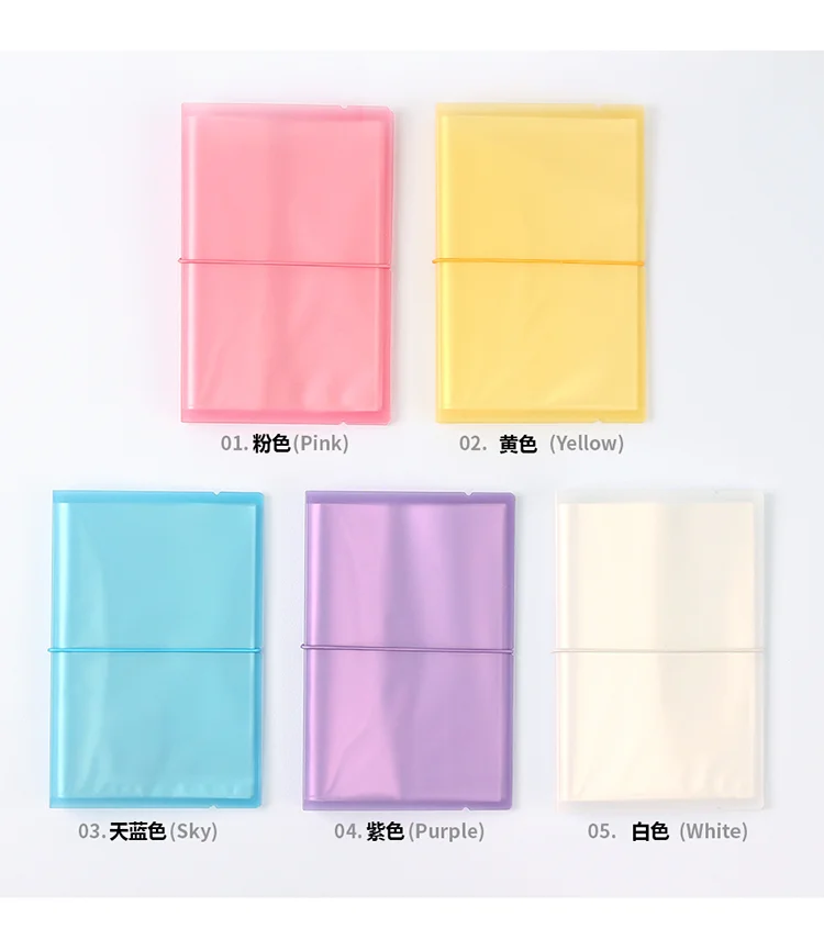 SKYSONIC 6 Inch Collect Book Double Sided 20 Sleeves Bandage Photo Album Idol Postcards Storage Book Ticket Sorting Holder