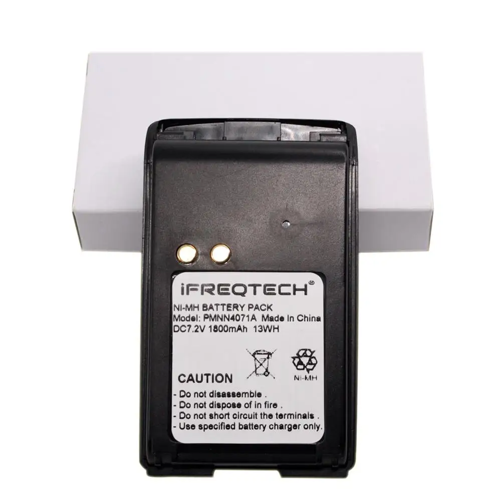 PMNN4071 PMNN4071AR 1800mAh NI-MH Rechargable Battery for Mag One A8 MP300 BPR40 Portable radio Walkie talkie with Belt Clip | Мобильные