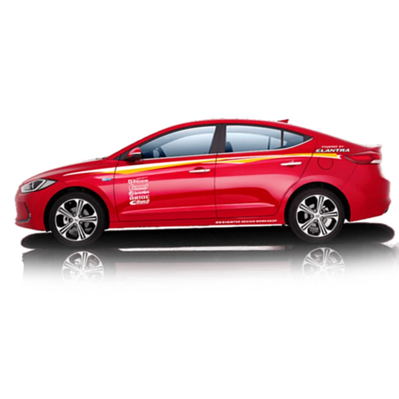 World Datong car styling sport car sticker For Hyundai SANTAFE ELANTRA Exterior body Decal Car Vinyl Film