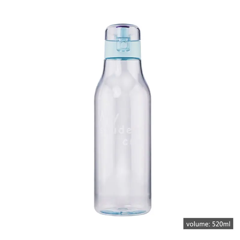Blue Upspirit 520 мл портативная пластиковая бутылка для воды, большая емкость, чайник для питья на открытом воздухе, для туров, занятий спортом, пеших прогулок, шейкер для протеина, посуда для напитков - Цвет: Blue