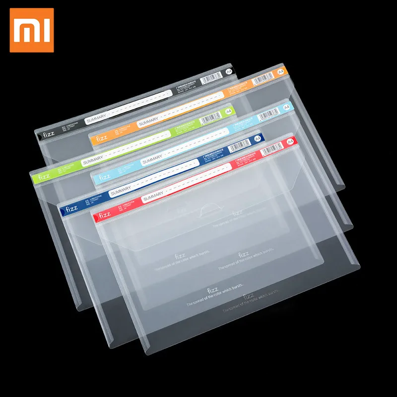 Папка для файлов А4 Xiaomi Fizz с пряжкой 6 цветов | Электроника