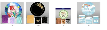 

customize 160cm elastic fabric and 3 cylinder covers total 4 sets