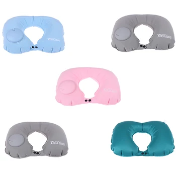 

New Protable Soft U-Shape Travel Cushion Pillow for Car Airplane Inflatable Neck Pillow Travel Accessories Protection