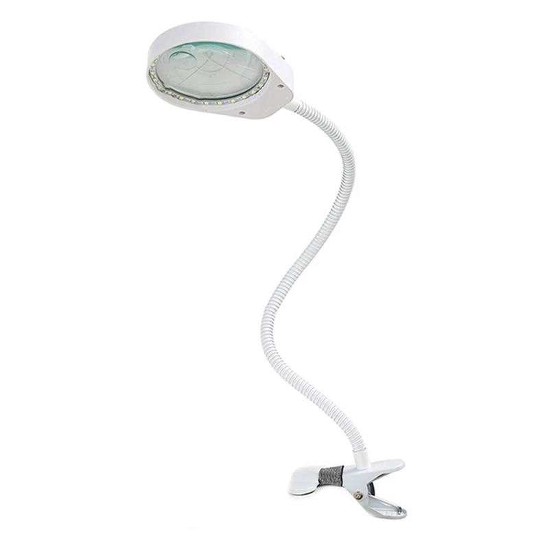  for Reading Repairing Embroidery Magnifier Led 3X/10X Magnifier Table Light Dimmable Brightness Adj