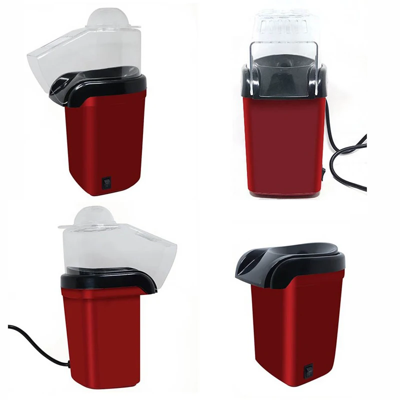 1200W Mini Household Healthy Hot Air Oil-free Popcorn Maker Corn Popper For Home Kitchen - Image 4