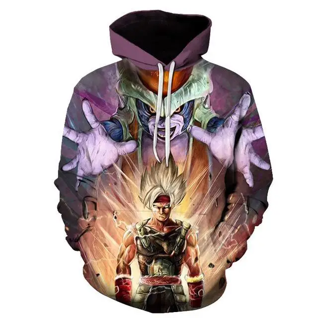 Dragon Ball Z Аниме 3D печать модная Толстовка Супер Saiyan крутая спортивная рубашка Гоку Вегета печать мультфильм Повседневная Толстовка - Цвет: WNT-590