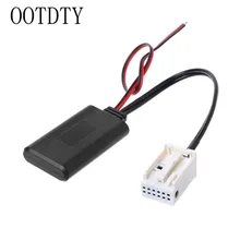 Car Wireless Audio Input Bluetooth Module Aux Receiver Cable Adapter for Volkswagen RCD210 RCD310 RCD510 12Pin CD Changer Socket