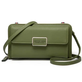 

New wallet women's long mobile phone bag multi function Single Shoulder Messenger Bag hand bag