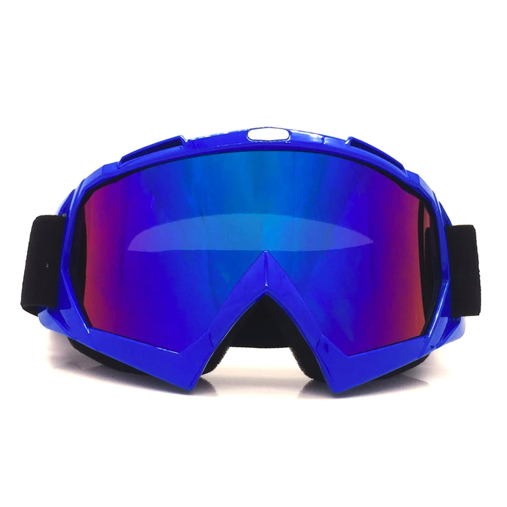 blue frame with mult Защитные очки для мотоцикла, ветрозащитные пылезащитные спортивные очки BHD2 - Цвет: blue frame with mult