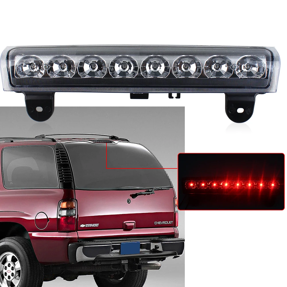Led 3rd стоп светильник для Chevy 2000-2006 Tahoe GMC Yukon антенна на заднюю часть крыши единый