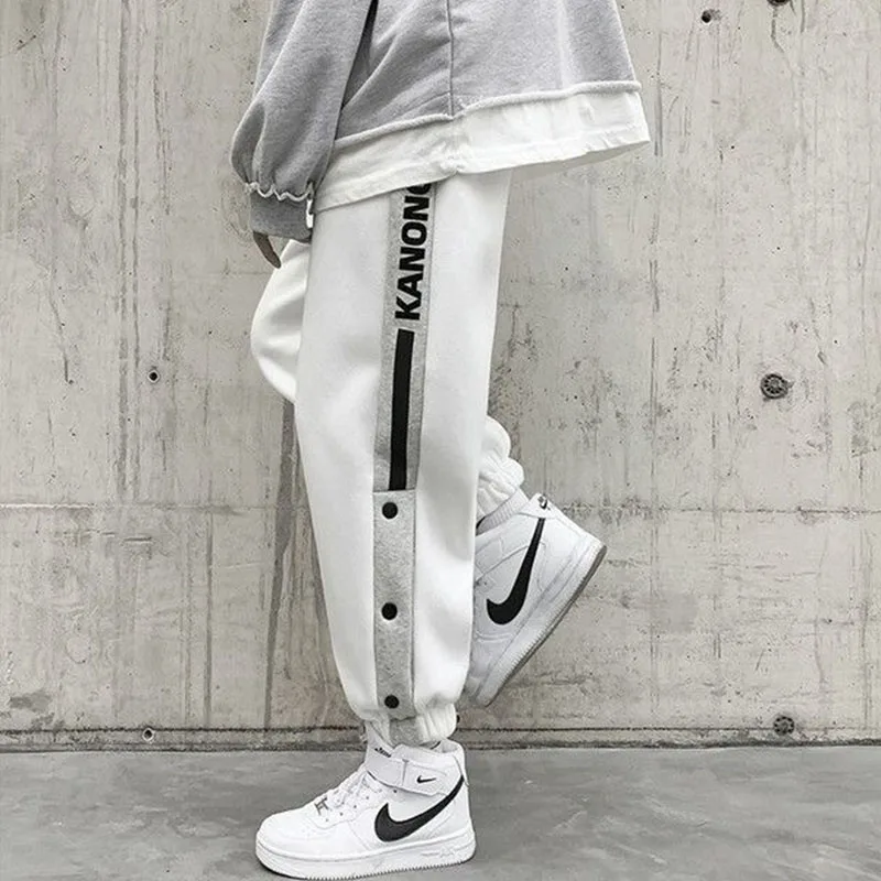 best business casual pants New Ribbons Harem Joggers Men Cargo Pants Streetwear Loose Hip Hop Casual Pockets Track Pants Male Harajuku Fashion Trousers khaki uniform pants