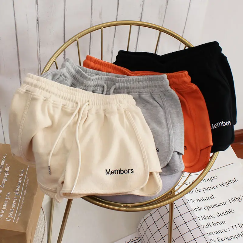 HOT Women Short Pant summer Casual Lady All-match Loose Solid Soft Cotton Leisure Female Workout Waistband Skinny Stretch Shorts | Женская
