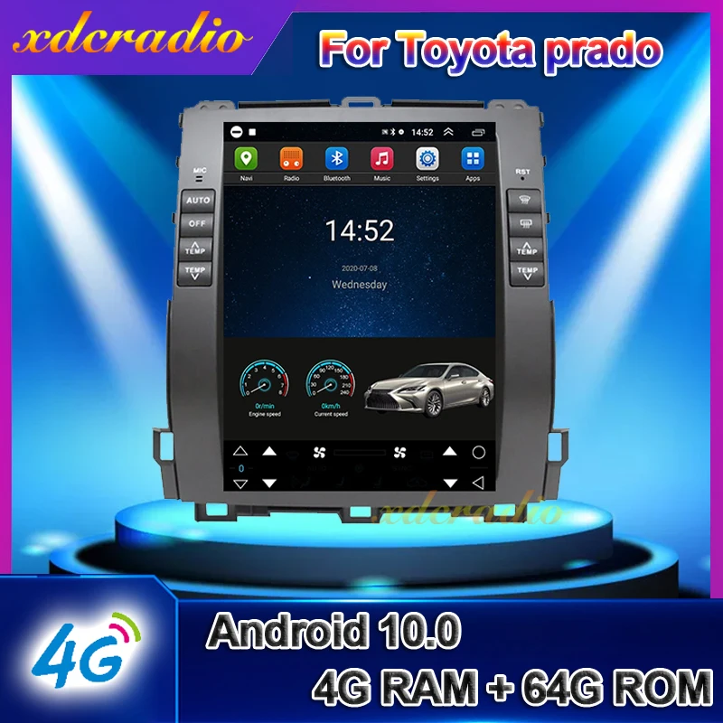 Автомобильный DVD проигрыватель Xdcradio 10 4 дюйма Android 1 0 мультимедийный плеер для Toyota