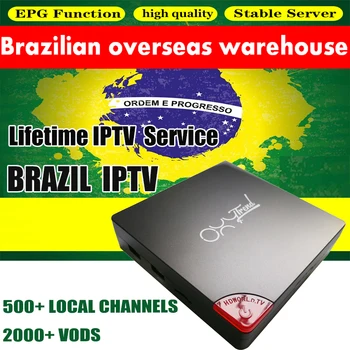 

IPTV Android Box Brazil Smart TV Ship From Brazilian Overseas Warehouse 500+ Local live channels 2000+VODs Iptv subscription box