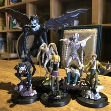 Anime Figure Action Toys Death Note Action Figure Japanese Anime Figure Action Toy Action Figures Collection Yagami Light L death note anime character figures 8 piece set