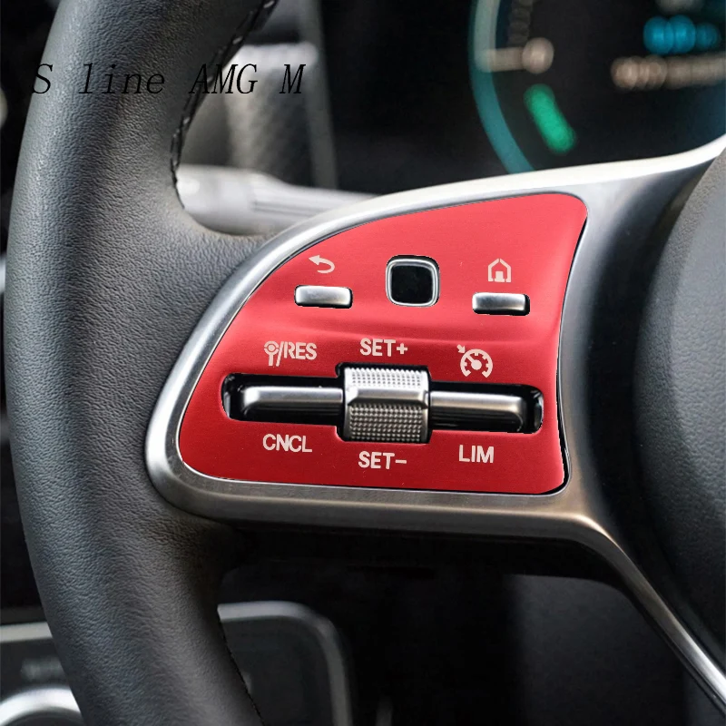 Niceminiwall Auto Stuurwiel Volume Knop Cover Onderste Cover Set ABS Niceminiwall Auto Stuurwiel Volume Knop Cover Onderste Cover Set ABS