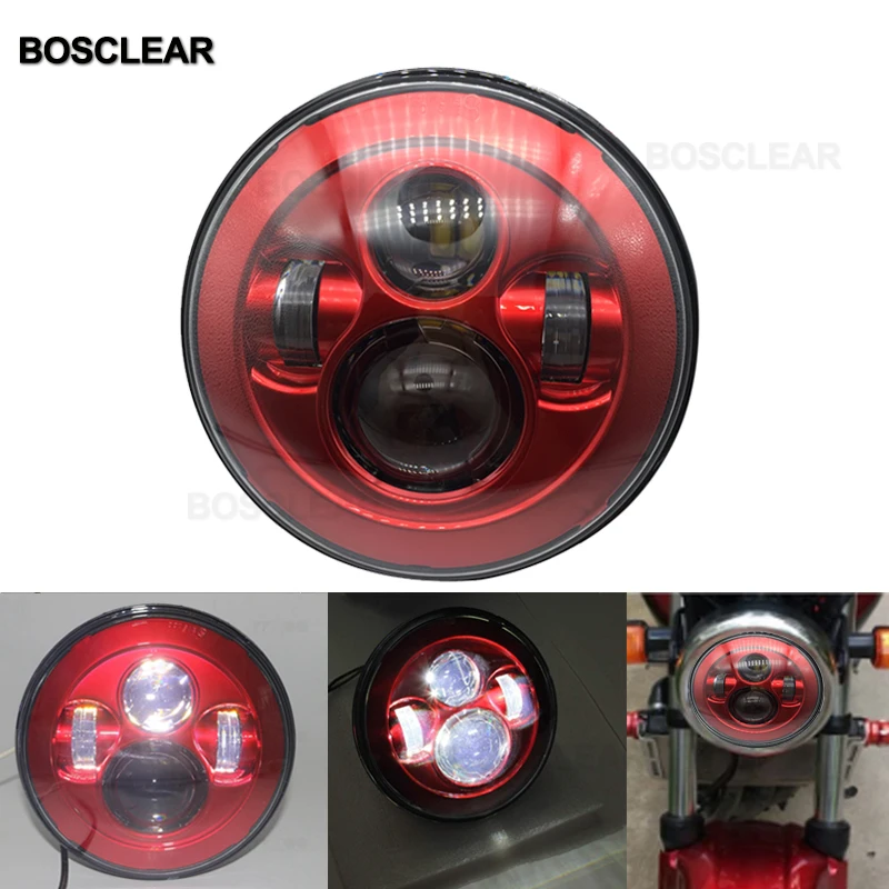 

7'' 40w LED Headlights Headlamp For rubicon Jeep Wrangler tj lj jk Willys Sahara uaz 4x4 for Land Rover Defender 90 Hummer H1 H2