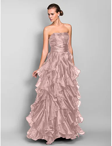 Color 10 Erosebridal органза Черное вечернее платье длинное формальное вечернее платье Элегантное Многоуровневое дизайнерское вечернее платье для женщин - Цвет: Color 10