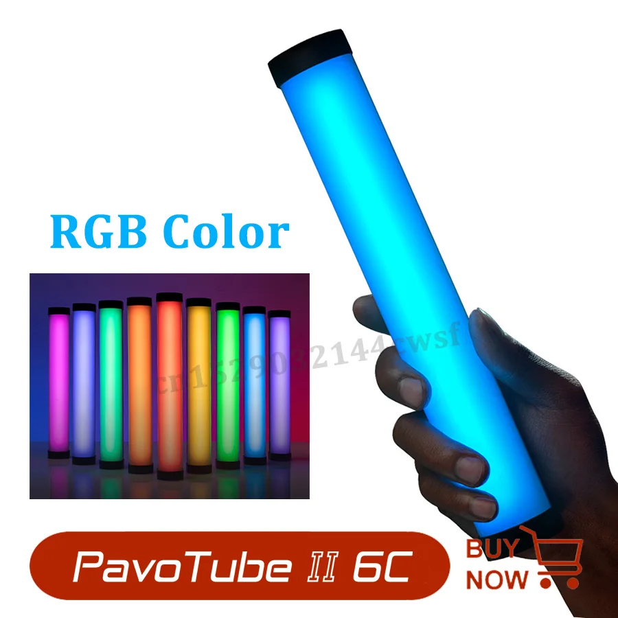 Nanguang Nanlite PavoTube II 6C RGB светодиодный светильник трубки Портативный фотографии ing