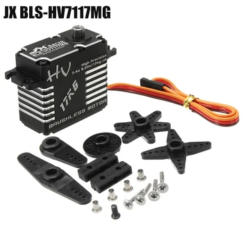 

JX Servo BLS-HV7117MG 17KG HV High Precision Steel Gear Digital Brushless Motor For RC Car boat helicopter robot Accessories