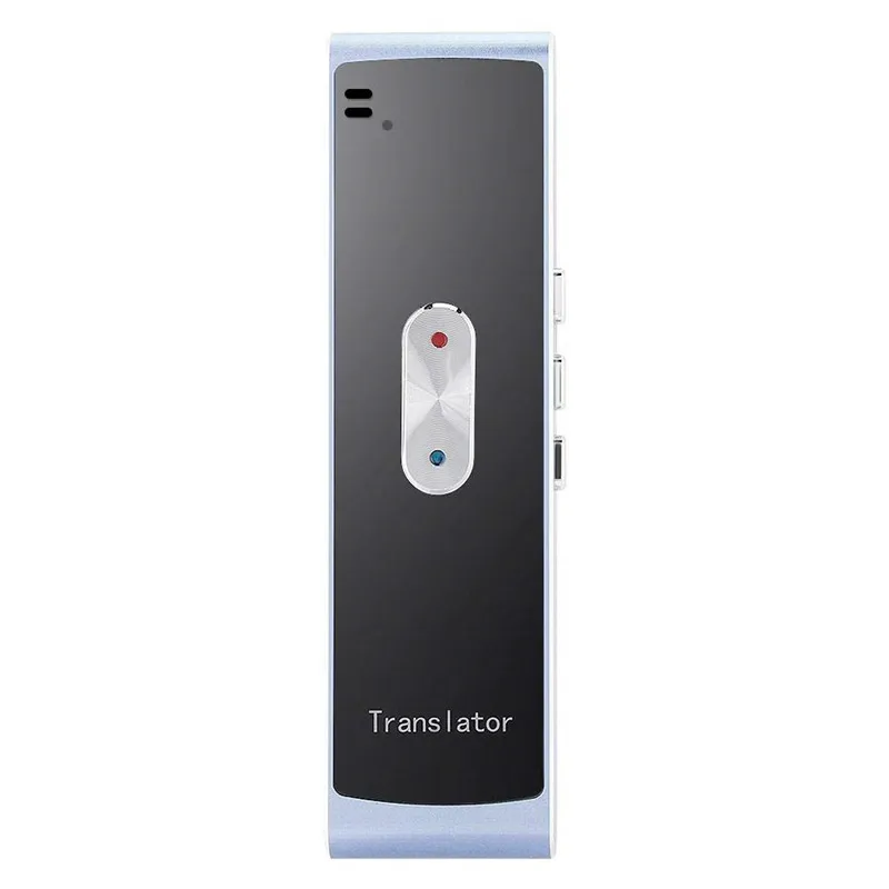 SILVER Портативный Bluetooth беспроводной голосовой переводчик Translaty Smart мгновенный в режиме реального времени голосовой мульти-LanguagesTranslator - Цвет: SILVER