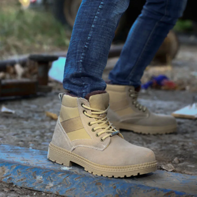 Защитная обувь со стальным носком, защитная обувь для мужчин, рабочая обувь, Мужская дышащая сетка, Размер 11, износостойкая обувь, DXZ0Z0
