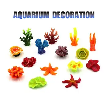 

1PCS Fish Tank Decoration Aquarium Accessories Resin Plants Artificial Starfish Coral Ornament Decoration For Aquarium Fish Tank