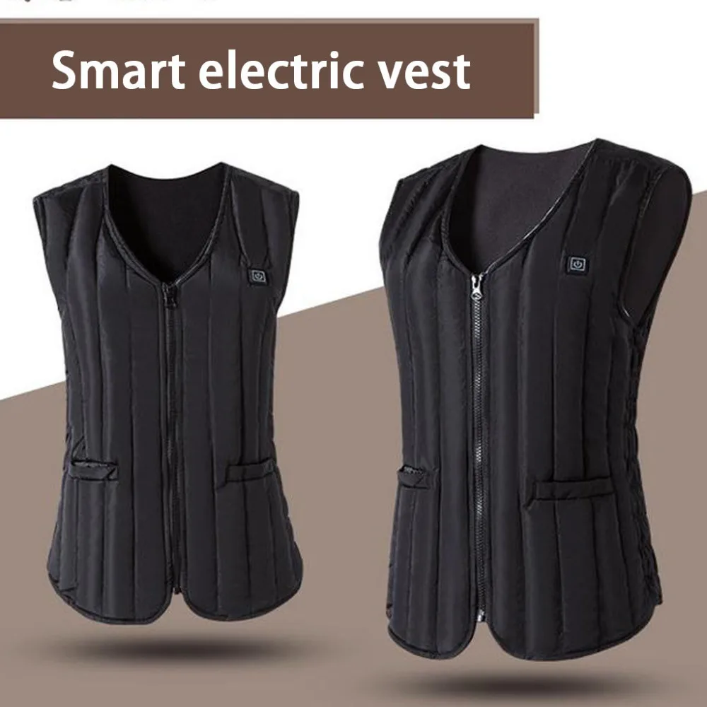 Men And Women Sleeveless Pocket Vest With Wool Hooded Winter Loose Vest #4D03 (8)