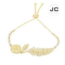 Новинка, модные подвески, серебро 925,, ювелирное изделие, желтое серебро, Ловец снов, регулируемый браслет для женщин с монологотипом, подарок