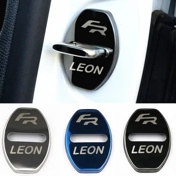 

Car-Styling Anti Rust Car Door Lock Protective Buckle Cover For Seat FR leon cupra leon 1/2/3 Accessories Car Styling