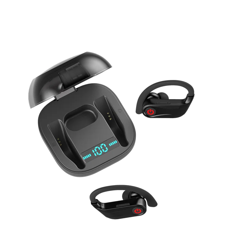 OTTWN True HBQ PRO TWS беспроводные наушники Bluetooth 5,0 стерео спортивные наушники водонепроницаемые наушники с ушным крюком гарнитура микрофон с зарядным устройством