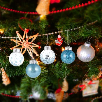 

30pcs Christmas Ball Adorable Hanging Durable Practical Decorative Creative Ball Props for Party Christmas Tree